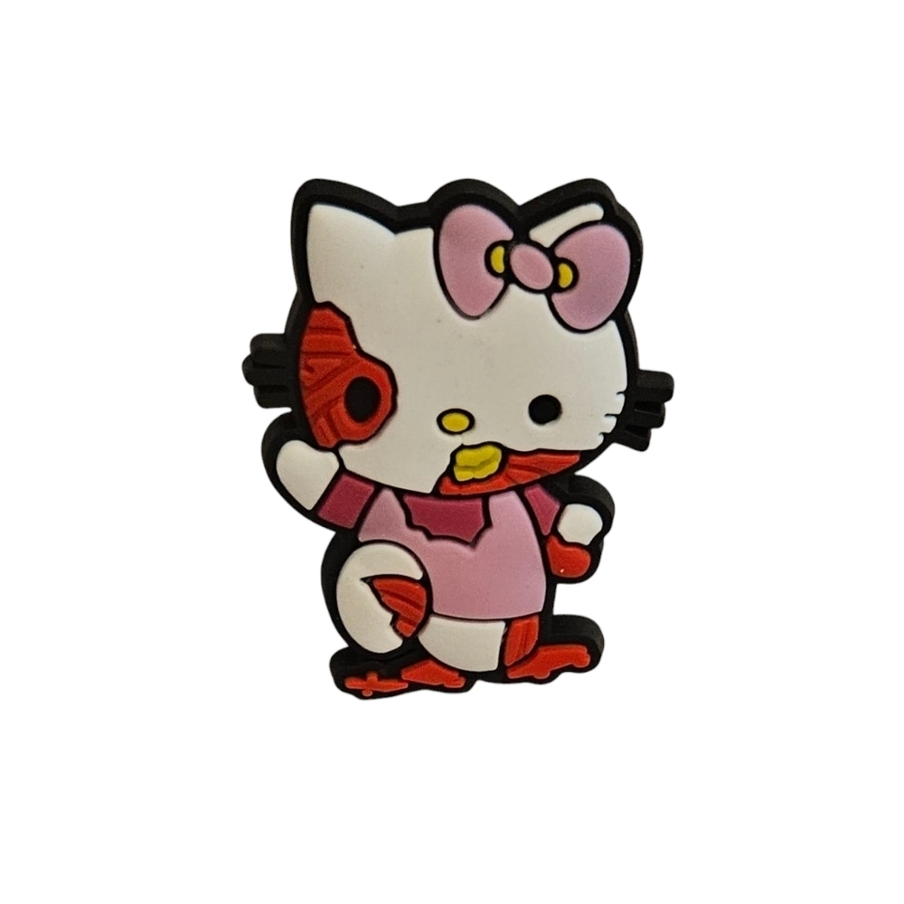 4/$8 Decorative Crocs Charm Jibbitz Shoe Charm for Crocs - Hello Kitty